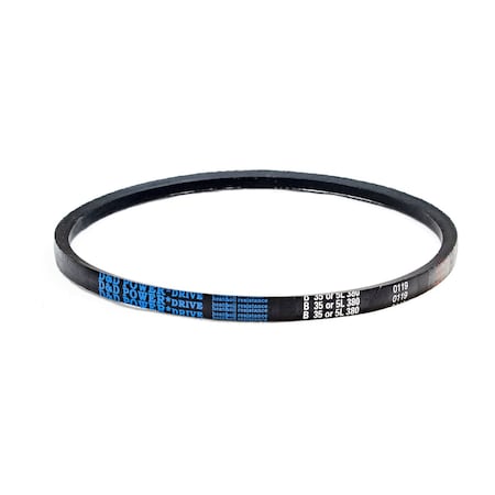 D&D B35/5L380 Classical V-Belt, 38 in Outside Length, 21/32 in Top Width, 1 Ribs B35